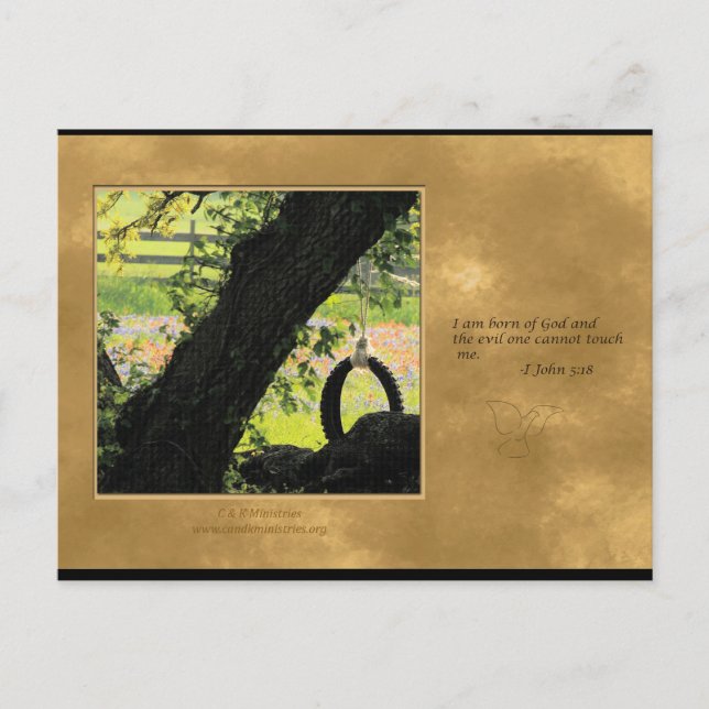 Carte postale Né de Dieu (Devant)