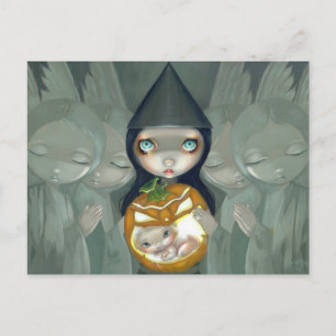 Carte postale "Né d'un Citrouille"