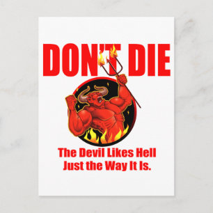 Carte Postale Ne meurs pas...