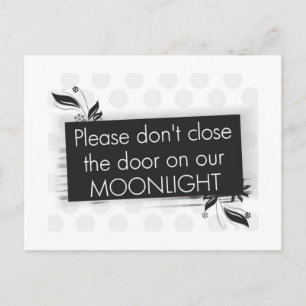 Carte Postale Ne pas fermer la porte