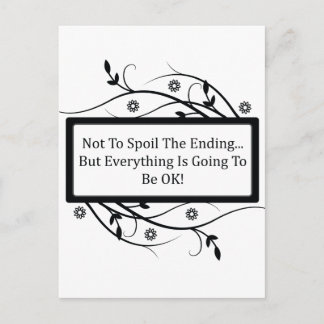 Carte Postale Ne Pas Gâcher La Fin