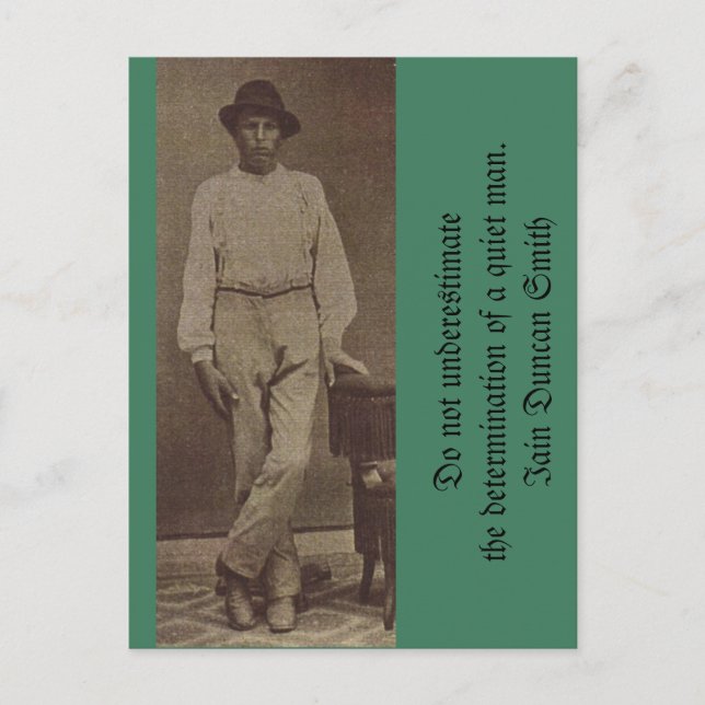 Carte Postale Ne pas sous-estimer la détermination (Devant)