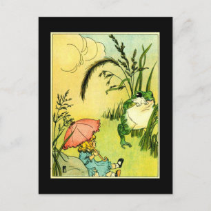 Carte Postale Ne pleure pas la grenouille