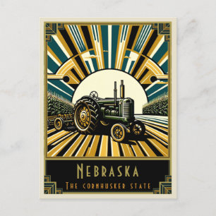 Carte Postale Nebraska   Art déco