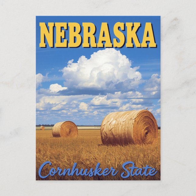 Carte Postale Nebraska Cornhusker State (Devant)