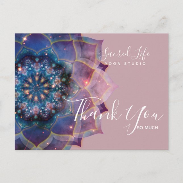 Carte Postale Nebula Bloom | Mandala (Devant)