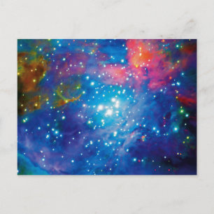 Carte Postale Nébuleuse d'Orion Messier 42 infrarouge photo spat
