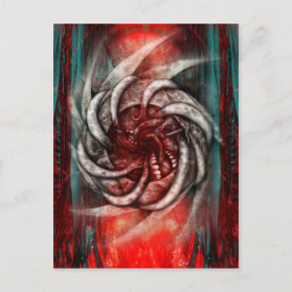 CARTE POSTALE NECCROFUTURISTE