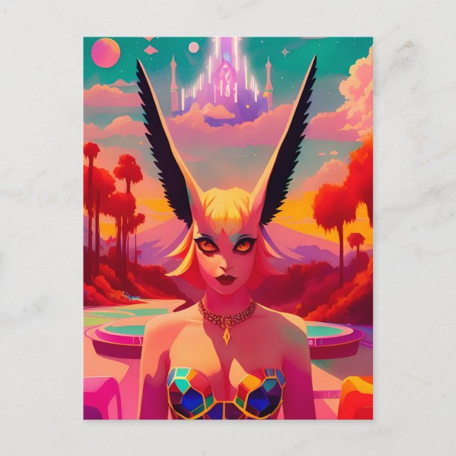 Carte Postale Neena, Belle des Pixies Cannibales (Devant)