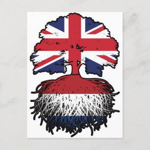 Carte Postale Néerlandais britannique britannique Royaume-Uni Ro