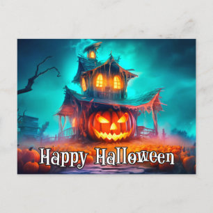 Carte Postale Nefaried Mad Citrouille   Bonne Halloween