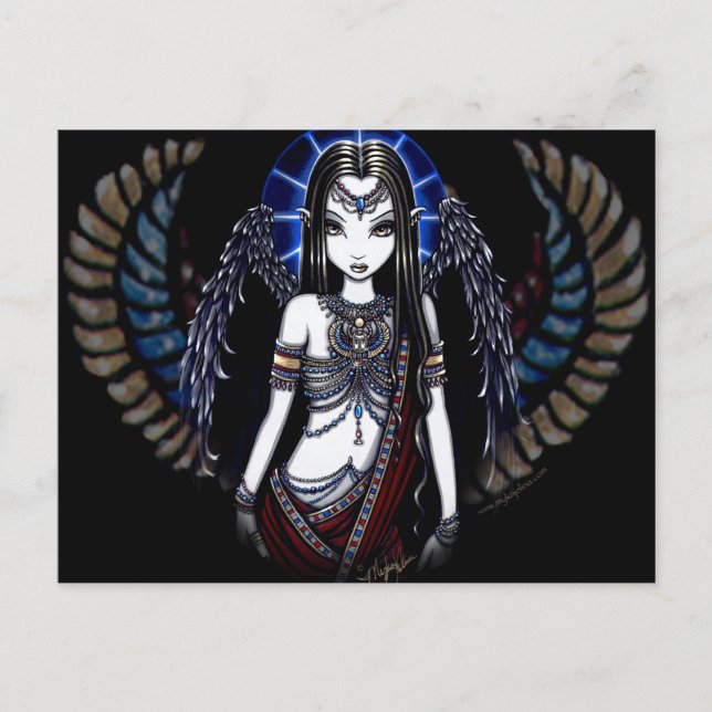 Carte postale Nefertari Angelic Egyptian Goddess (Devant)