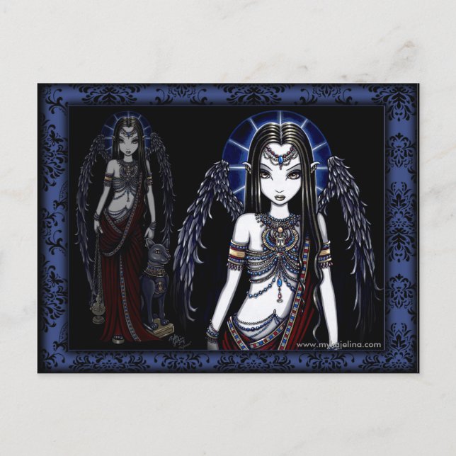 Carte postale Nefertari Egyptian Angel (Devant)