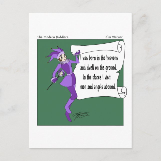 Carte Postale Neige (Devant)