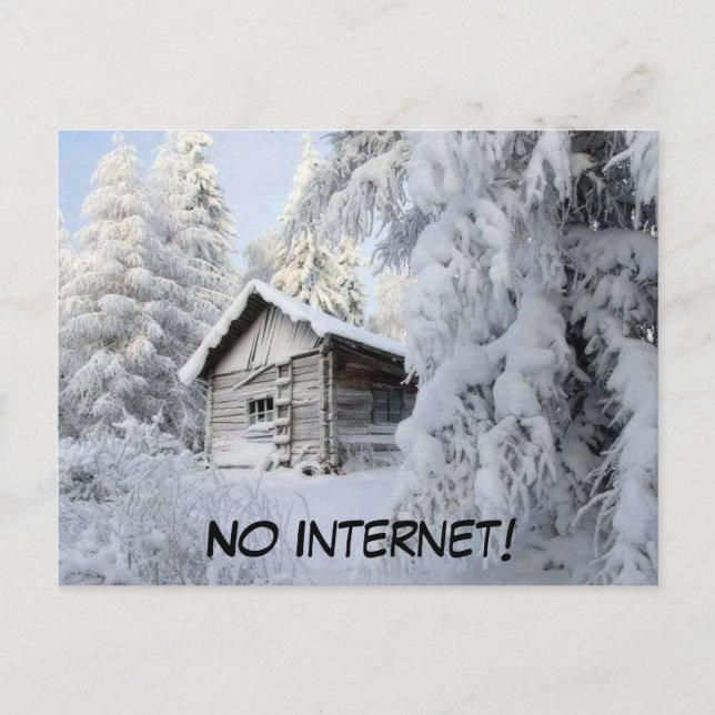 Carte Postale Neige (Devant)