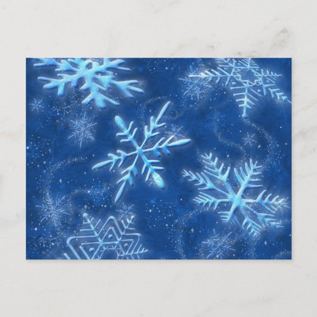 Carte postale neige (Devant)