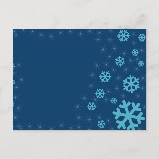 Carte Postale neige (Devant)
