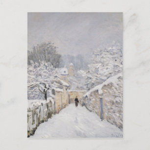 Carte Postale Neige à Louveciennes, 1878