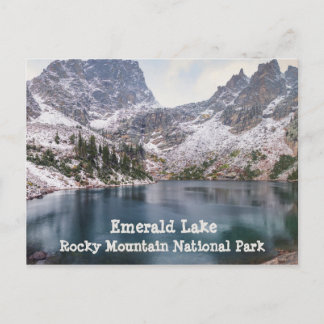 Carte Postale Neige au parc national des Rocheuses du lac Emeral