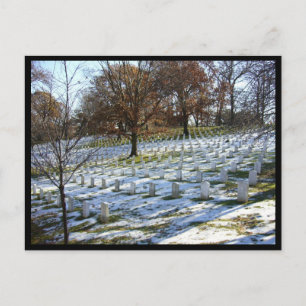 Carte Postale neige d'Arlington