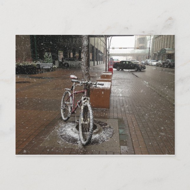 Carte Postale Neige sur moi (Devant)