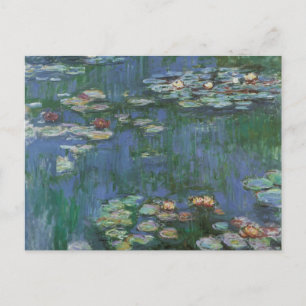 Carte Postale Nénuphars de Claude Monet, Fleurs Vintages