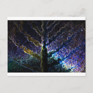 Carte Postale Neon Leaf