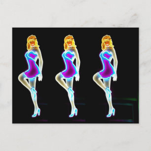 Carte postale Neon Showgirls Vegas Neon Museum 