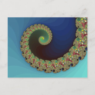 Carte Postale Neptune - Art Fractal