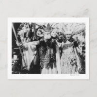 Neptune et Miss America sur la photo du Carnaval