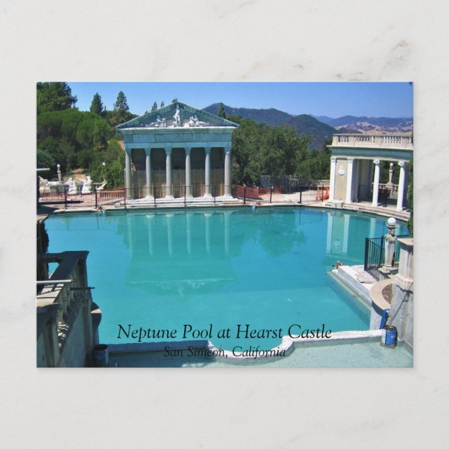 Carte Postale Neptune pool at Hearst Castle, San Simeon, CA (Devant)