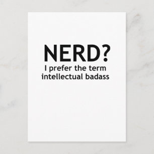Carte Postale NERD ? Drôle, design geek