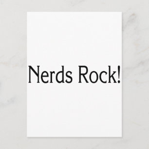 Carte Postale Nerds Rock