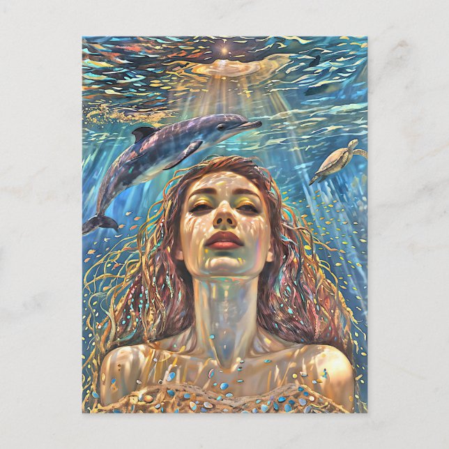 Carte Postale "Nerena" Sous les eaux calmes (Devant)