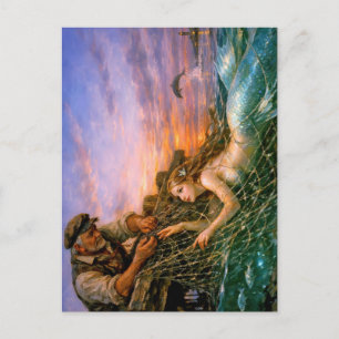 Carte Postale Nerithea et la Pêche Morale - Le Dilemme du Pêcheu