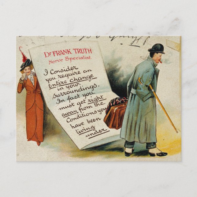 Carte Postale Nerve Specialist Conseils pour changer de mode de  (Devant)