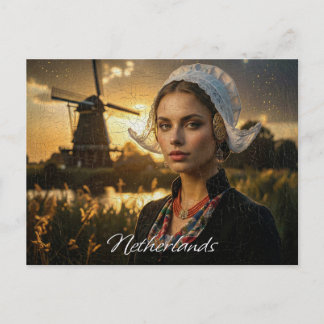 CARTE POSTALE NETHERLANDS - OIL PAINTING - AI