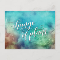 Nettoyage de l'aquarelle Changement de plans Maria
