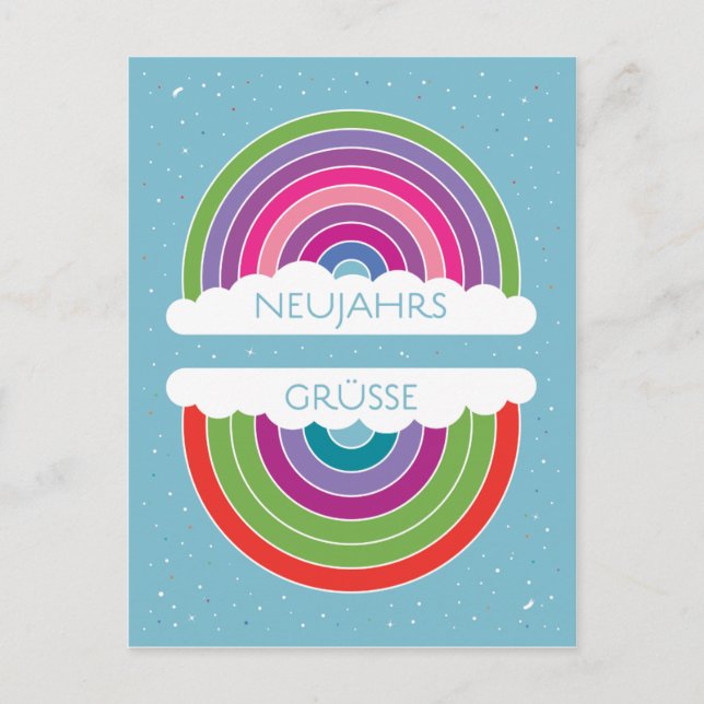 Carte Postale Neujahrsgrüße (Devant)