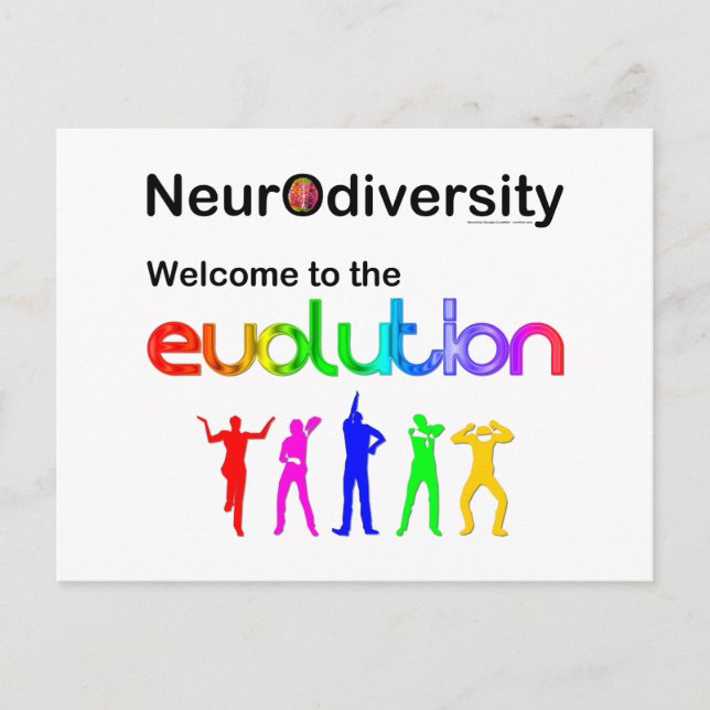 Carte Postale Neurodiversity Welcome (Devant)