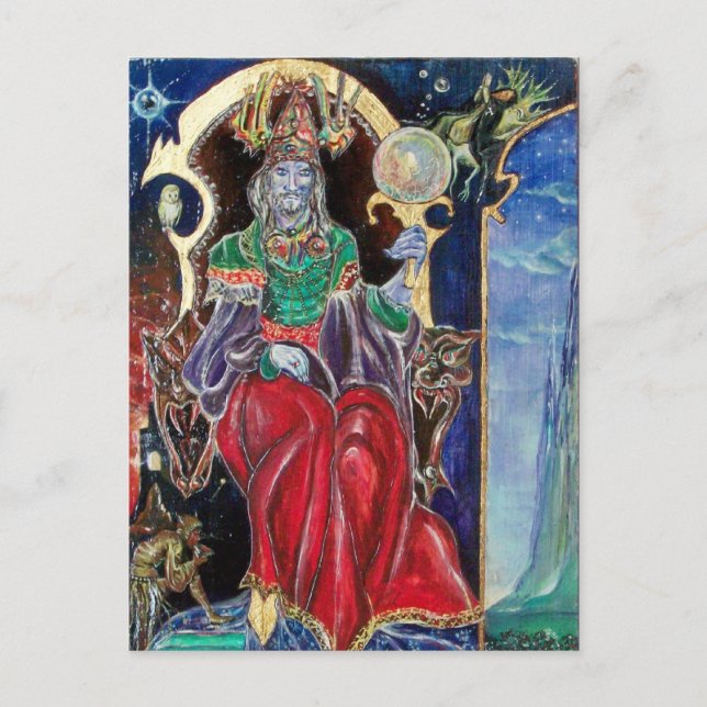 Carte Postale NEUROMANCER Magicien Roi (Devant)