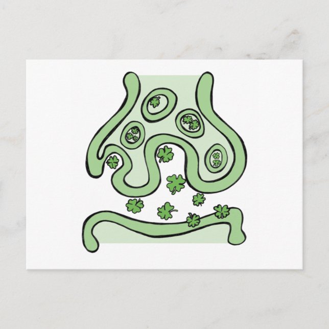 Carte Postale Neurotransmetteurs Clover (Devant)