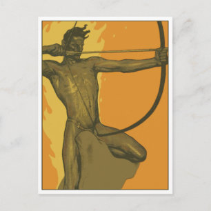 Carte Postale Neuvième flèche par Fritz Erler