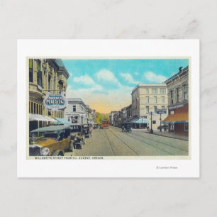 Carte Postale Neuvième rue Vue de la rue Willamette
