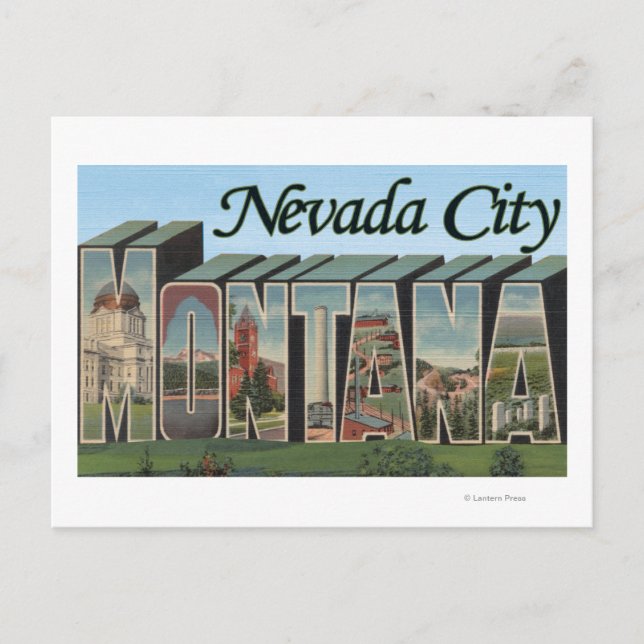 Carte Postale Nevada City, Montana (Devant)