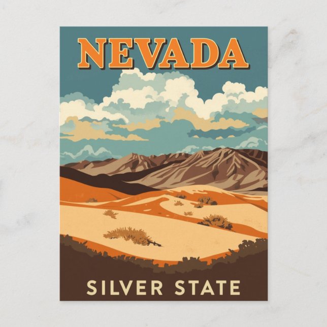 Carte Postale Nevada Desert Landscape (Devant)