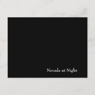 Carte Postale Nevada la nuit