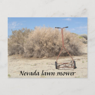 Carte Postale Névada Lawn Mower