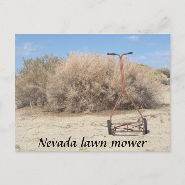 Carte Postale Névada Lawn Mower (Devant)