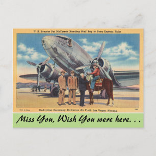 Carte Postale Nevada, McCarran Air Field, Las Vegas